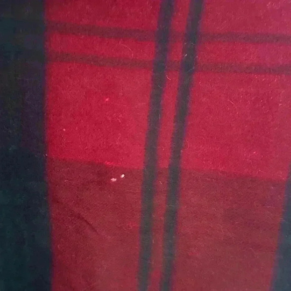 Johnstons Of Elgin Cashmere+ Wool Plaid Poncho One Size - Picture 13 of 13